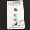 Parmigiana Turquoise Cabochon Parcel shown on business card