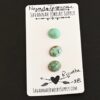 Ricotta Turquoise Cabochon Parcel shown on business card