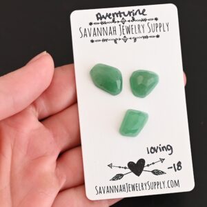 Rose Cut Aventurine Cabochons – Loving