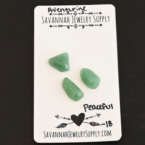 Rose Cut Aventurine Cabochons – Peaceful