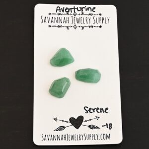Rose Cut Aventurine Cabochons – Serene