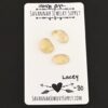 Lacey Rose Cut Lemon Quartz Cabochon Parcel shown on business card