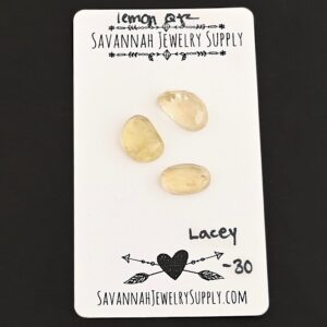 Rose Cut Lemon Quartz Cabochons – Lacey