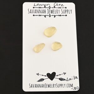 Rose Cut Lemon Quartz Cabochons – Laila