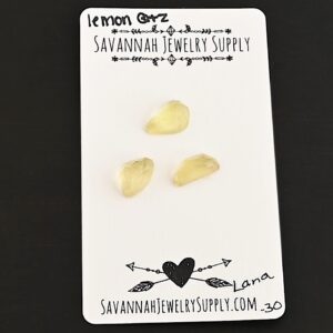 Rose Cut Lemon Quartz Cabochons – Lana