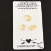 Lane Rose Cut Lemon Quartz Cabochon Parcel shown on business card