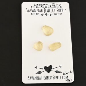 Rose Cut Lemon Quartz Cabochons – Lane