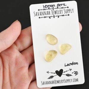 Rose Cut Lemon Quartz Cabochons – Landon