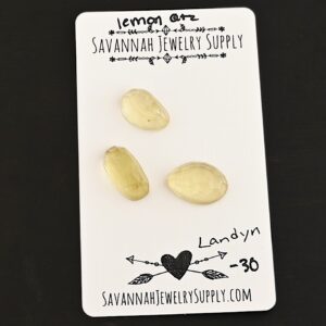 Rose Cut Lemon Quartz Cabochons – Landyn
