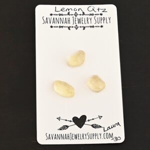 Rose Cut Lemon Quartz Cabochons – Laura