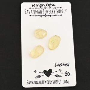 Rose Cut Lemon Quartz Cabochons – Laurel