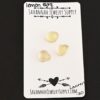 Lauren Rose Cut Lemon Quartz Cabochon Parcel shown on business card