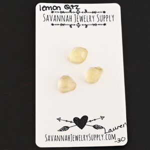 Rose Cut Lemon Quartz Cabochons – Lauren