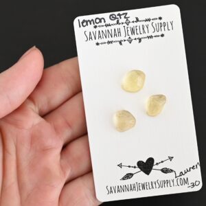 Rose Cut Lemon Quartz Cabochons – Lauren