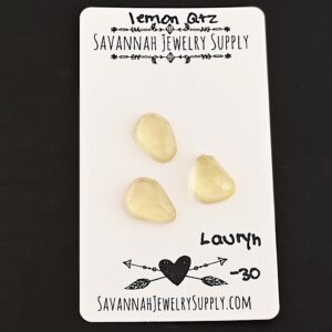 Rose Cut Lemon Quartz Cabochons – Lauryn