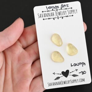 Rose Cut Lemon Quartz Cabochons – Lauryn