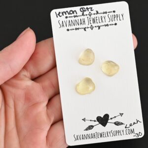 Rose Cut Lemon Quartz Cabochons – Leah