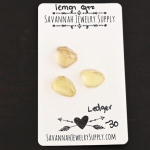 Rose Cut Lemon Quartz Cabochons – Ledger