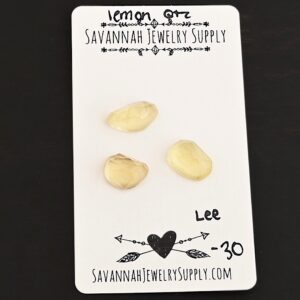 Rose Cut Lemon Quartz Cabochons – Lee