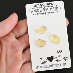 Rose Cut Lemon Quartz Cabochons – Lee