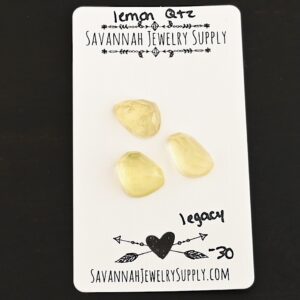 Rose Cut Lemon Quartz Cabochons – Legacy