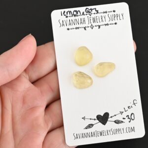 Rose Cut Lemon Quartz Cabochons – Leif