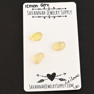 Rose Cut Lemon Quartz Cabochons – Leilano
