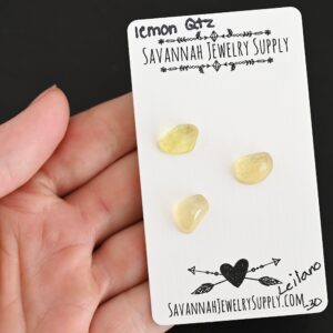 Rose Cut Lemon Quartz Cabochons – Leilano