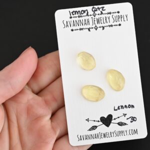 Rose Cut Lemon Quartz Cabochons – Lennon