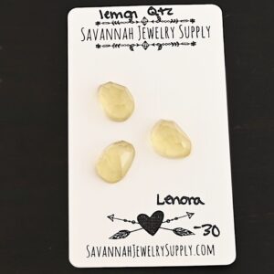 Rose Cut Lemon Quartz Cabochons – Lenora