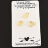 Liana Rose Cut Lemon Quartz Cabochon Parcel shown on business card