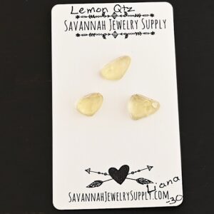 Rose Cut Lemon Quartz Cabochons – Liana