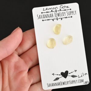 Rose Cut Lemon Quartz Cabochons – Lila