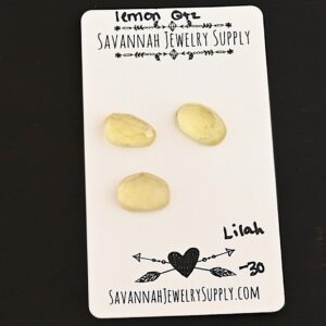 Rose Cut Lemon Quartz Cabochons – Lilah