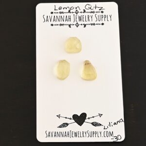 Rose Cut Lemon Quartz Cabochons – Liliana