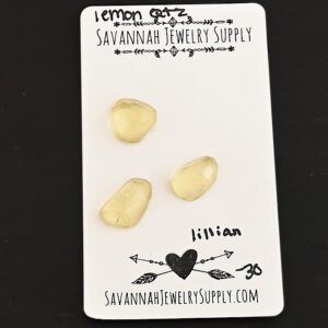 Rose Cut Lemon Quartz Cabochons – Lillian