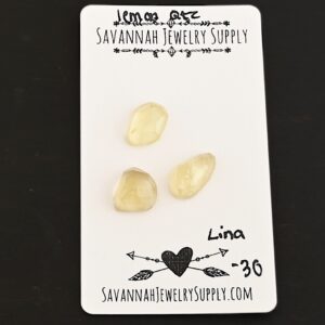 Rose Cut Lemon Quartz Cabochons – Lina