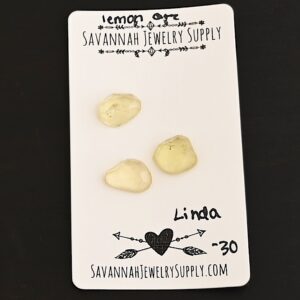 Rose Cut Lemon Quartz Cabochons – Linda