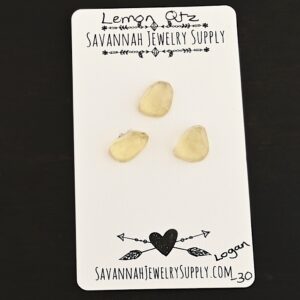 Rose Cut Lemon Quartz Cabochons – Logan