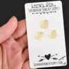 Logan Rose Cut Lemon Quartz Cabochon Parcel shown in hand