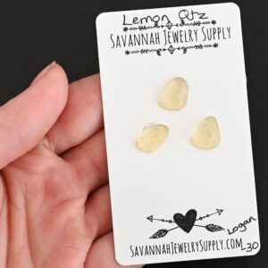 Rose Cut Lemon Quartz Cabochons – Logan