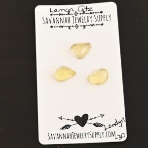 Rose Cut Lemon Quartz Cabochons – Londyn