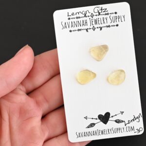 Rose Cut Lemon Quartz Cabochons – Londyn