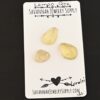 Lorelei Rose Cut Lemon Quartz Cabochon Parcel shown on business card
