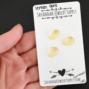 Rose Cut Lemon Quartz Cabochons – Lorenzo