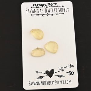 Rose Cut Lemon Quartz Cabochons – Loretta