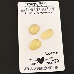 Rose Cut Lemon Quartz Cabochons – Lottie