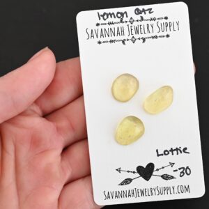 Rose Cut Lemon Quartz Cabochons – Lottie