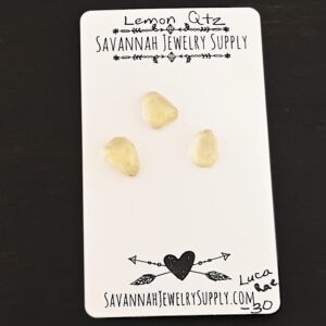 Rose Cut Lemon Quartz Cabochons – Luca Rae