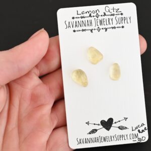 Rose Cut Lemon Quartz Cabochons – Luca Rae